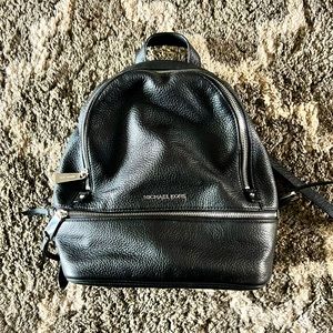 MK leather backpack